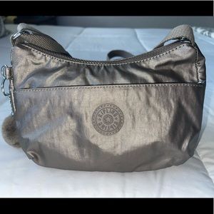 NWT Kipling Crossbody Bag - Metallic Pewter